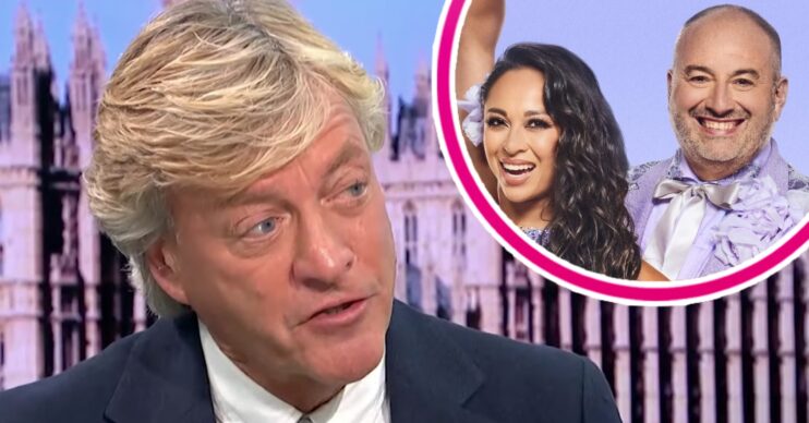 Richard Madeley on Good Morning Britain and Wynne and katya smiling