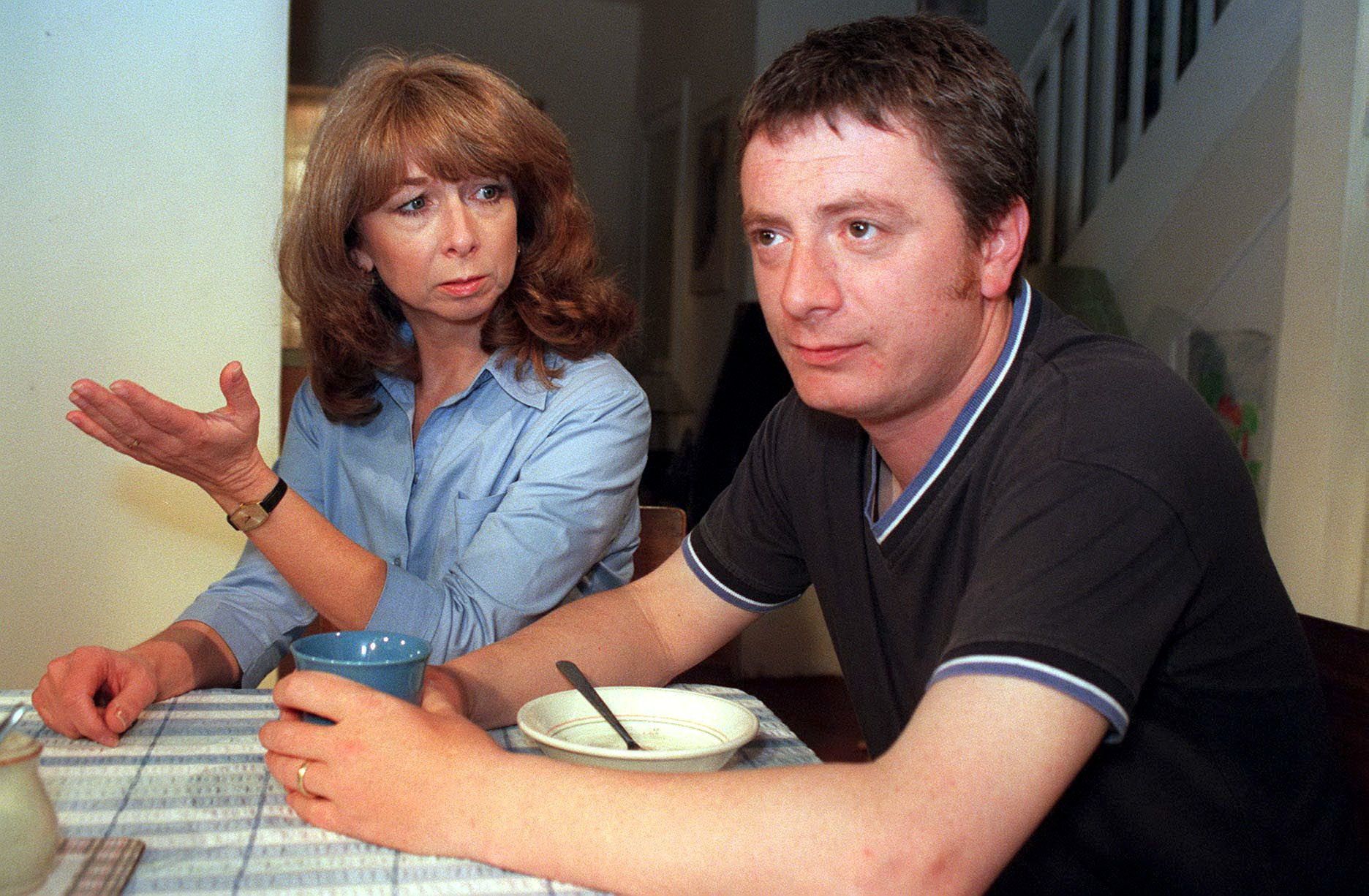 Corrie's Martin and Gail arguing