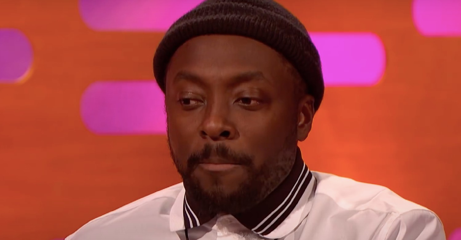 Will.I.am on Graham Norton looking serious