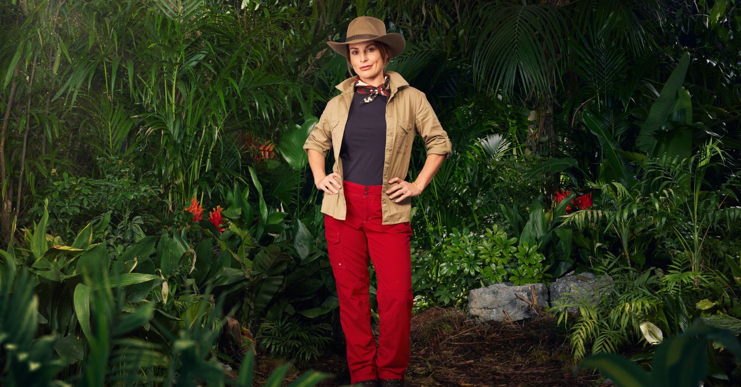 Coleen Rooney poses in the jungle for I'm A Celebrity