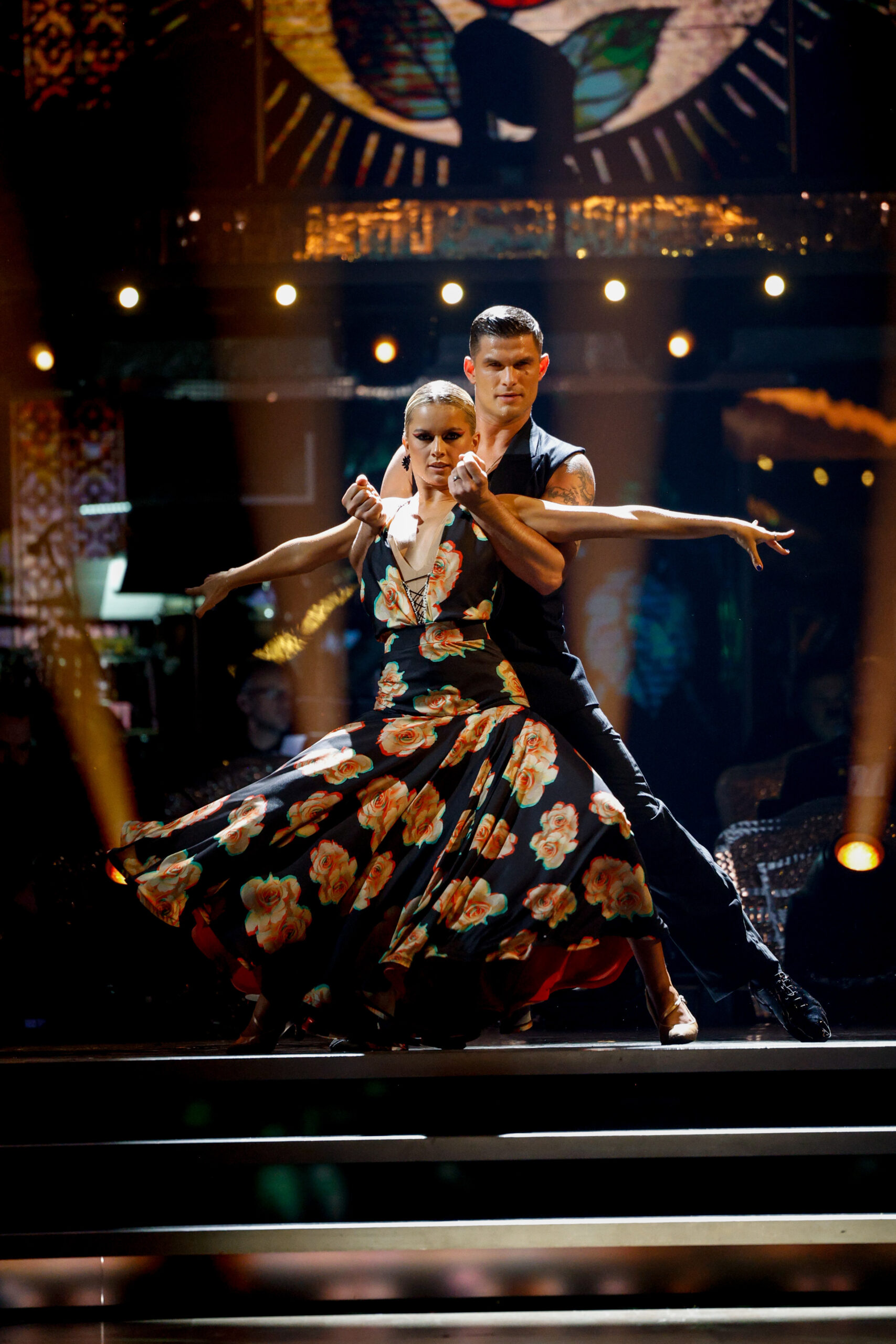 Tasha Ghouri and Aljaz Skorjanec on Strictly