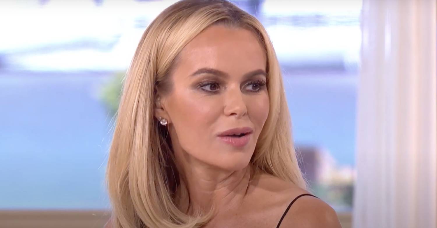 Amanda Holden talking on This Morning