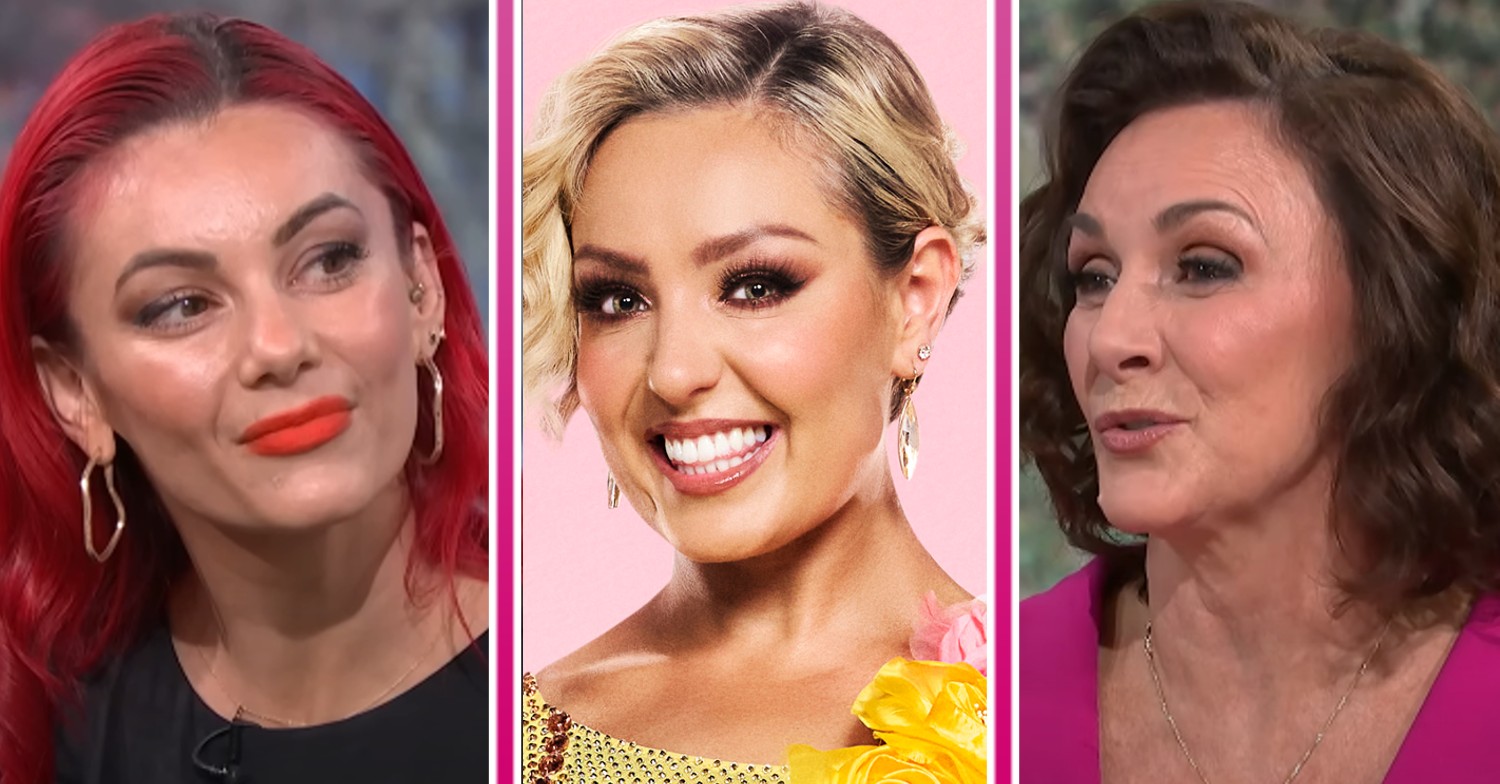 Dianne Buswell, Amy Dowden in Strictly picture, and Shirley Ballas on This Morning