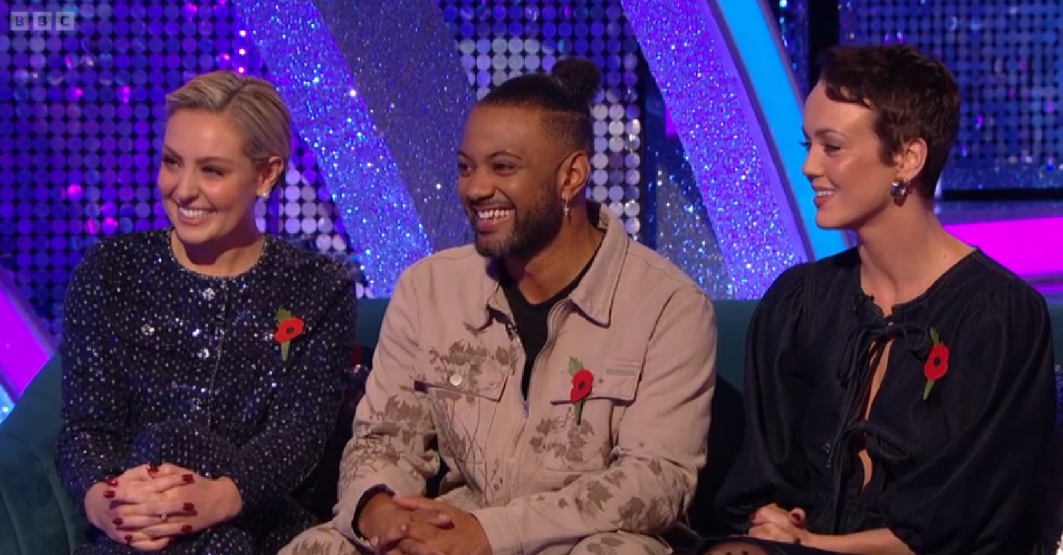 Amy Dowden, JB Gill and Lauren Oakley on Strictly It Takes Two