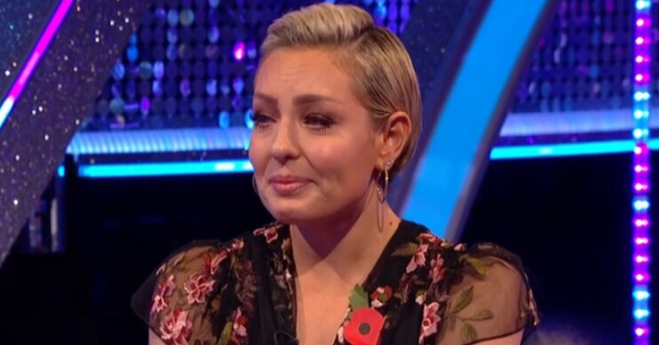 Amy Dowden in tears on Strictly It Takes Two
