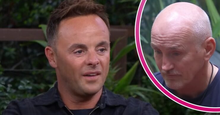 ED! composite of Ant McPartlin talking on I'm A Celebrity... Unpacked and Barry McGuigan emotional in camp