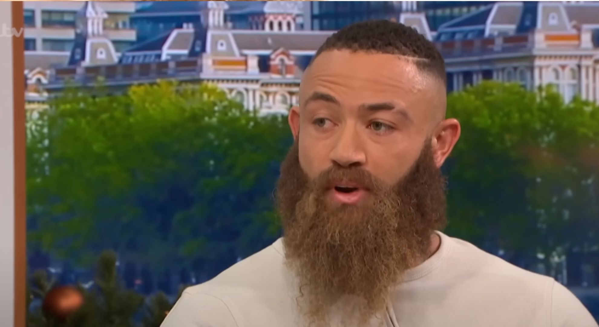 Ashley Cain talking on Good Morning Britain