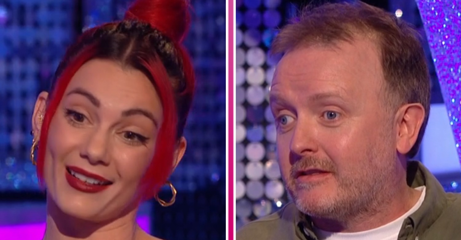 Dianne Buswell and Strictly star Chris McCausland on It Takes Two