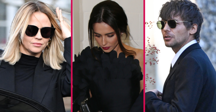 Kimberley Walsh, Cheryl and Louis Tomlinson