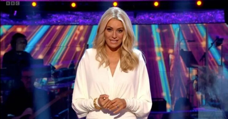 Tess Daly on Strictly