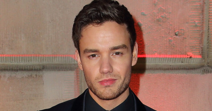 Liam Payne looking straight to camera