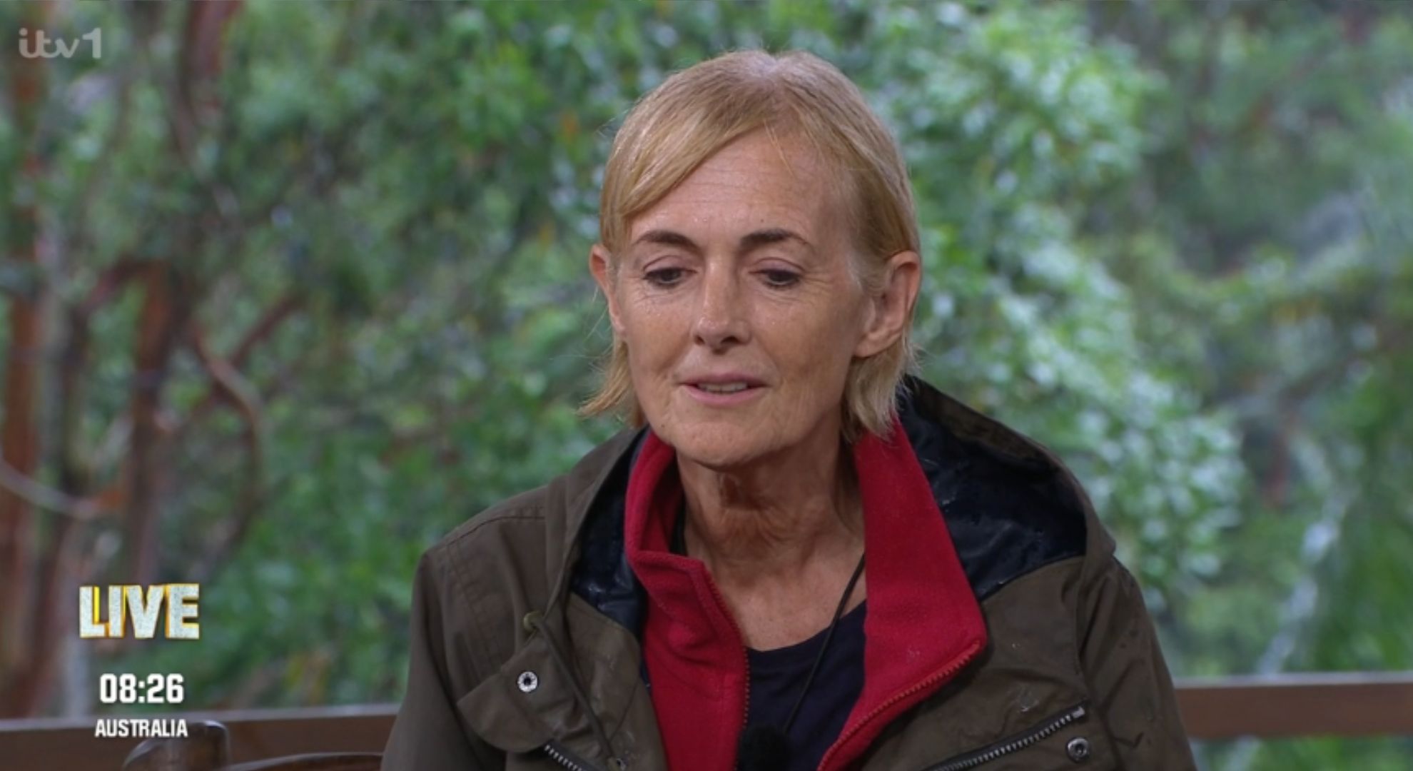 Jane Moore in exit interview on I'm A Celebrity