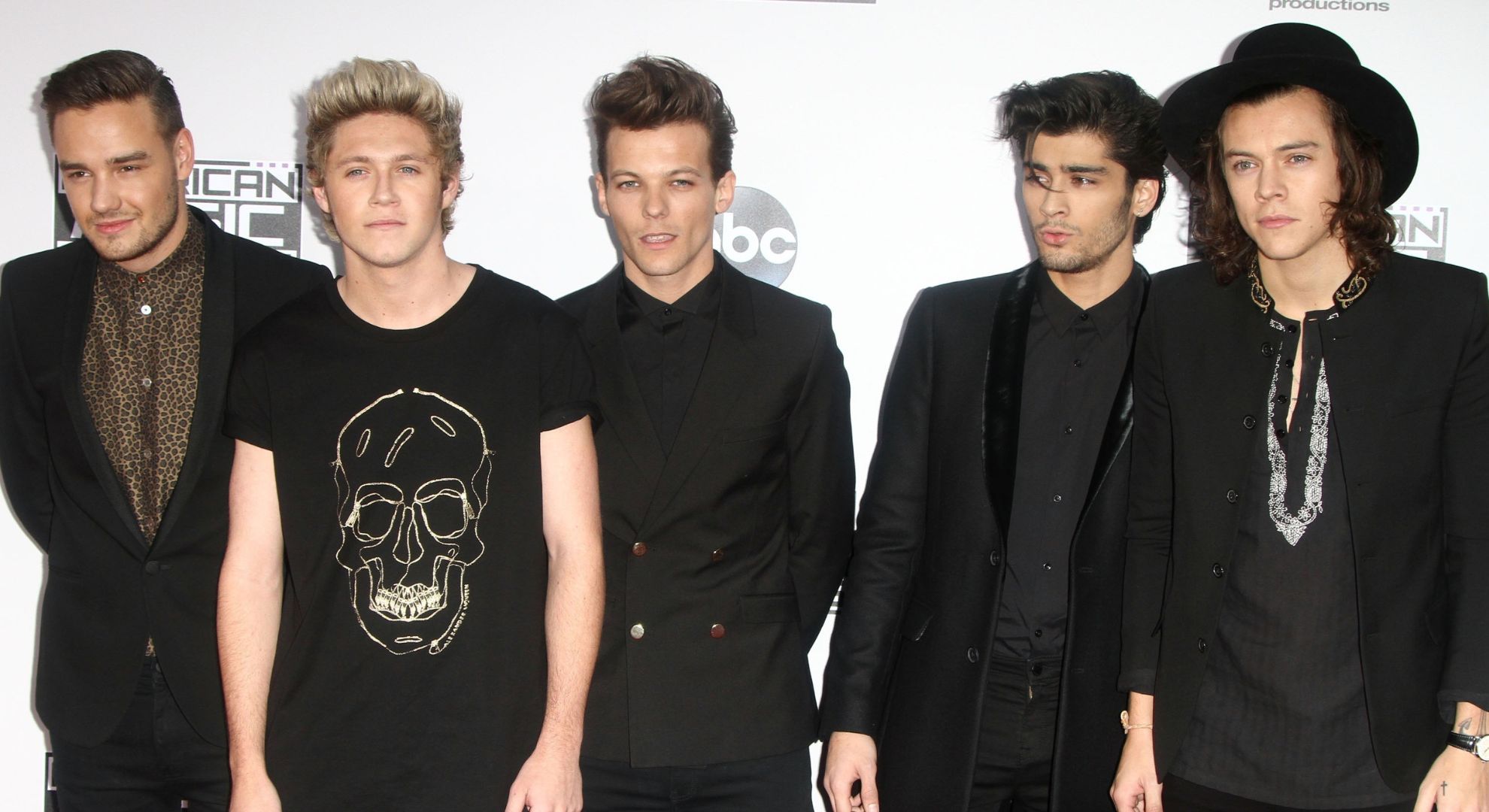 One Direction stars incuding Zayn and Liam