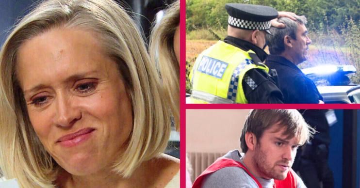 Emmerdale's Ruby, Cain, PC Swirling, Tom
