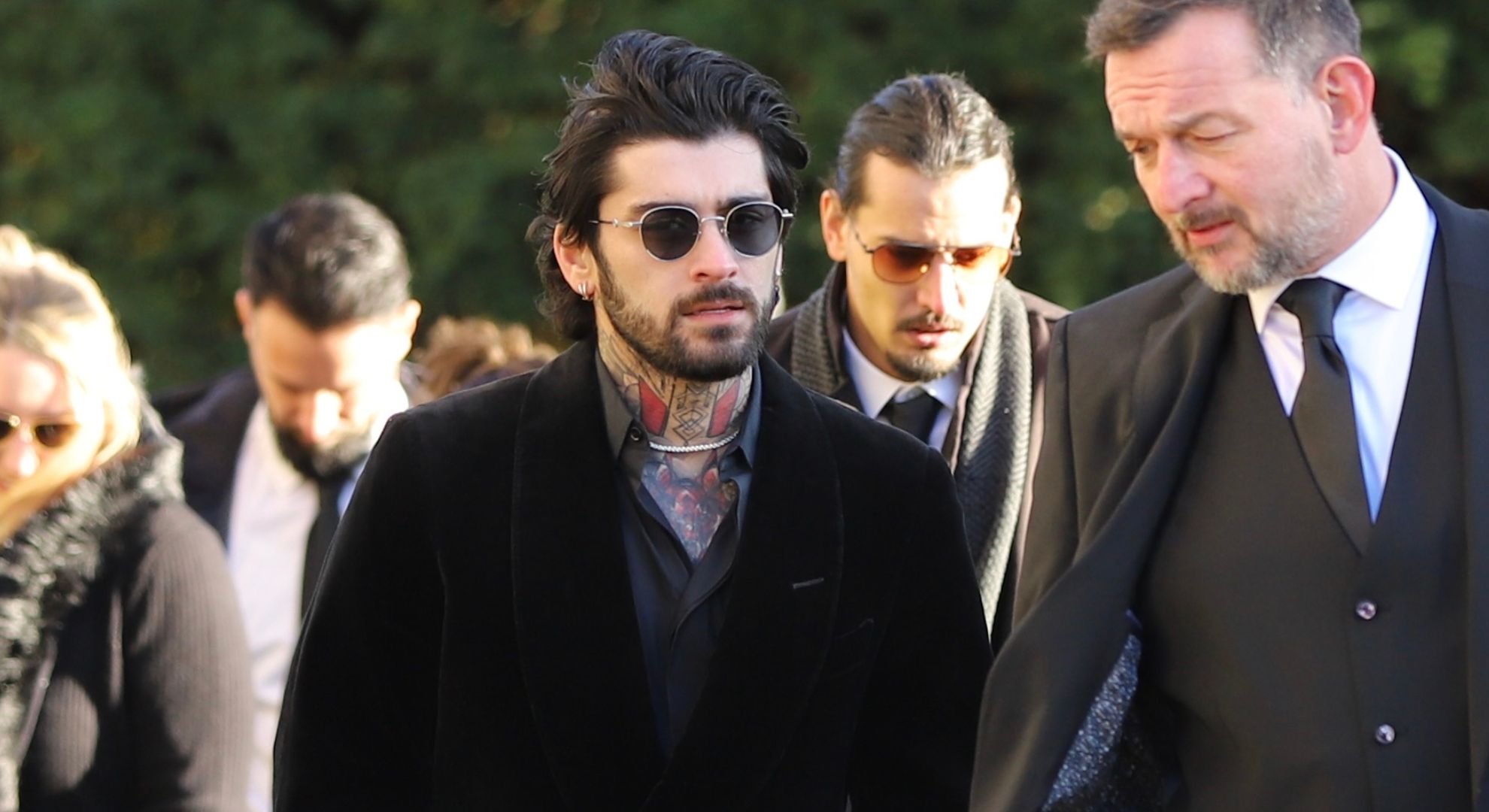 Zayn at Liam's funeral