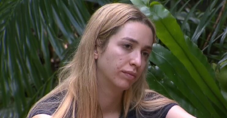 GK Barry looking blank-faced on I'm A Celebrity