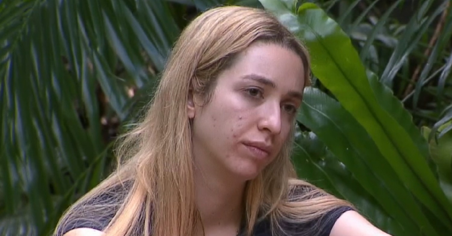 GK Barry looking blank-faced on I'm A Celebrity