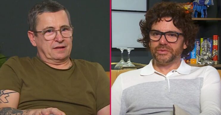 ED! composite of Stephen Webb and Daniel Lustig on Gogglebox