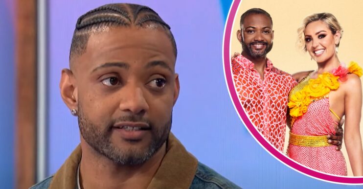 JB Gill on Loose Women and smiling in Strictly press photo with Amy Dowden