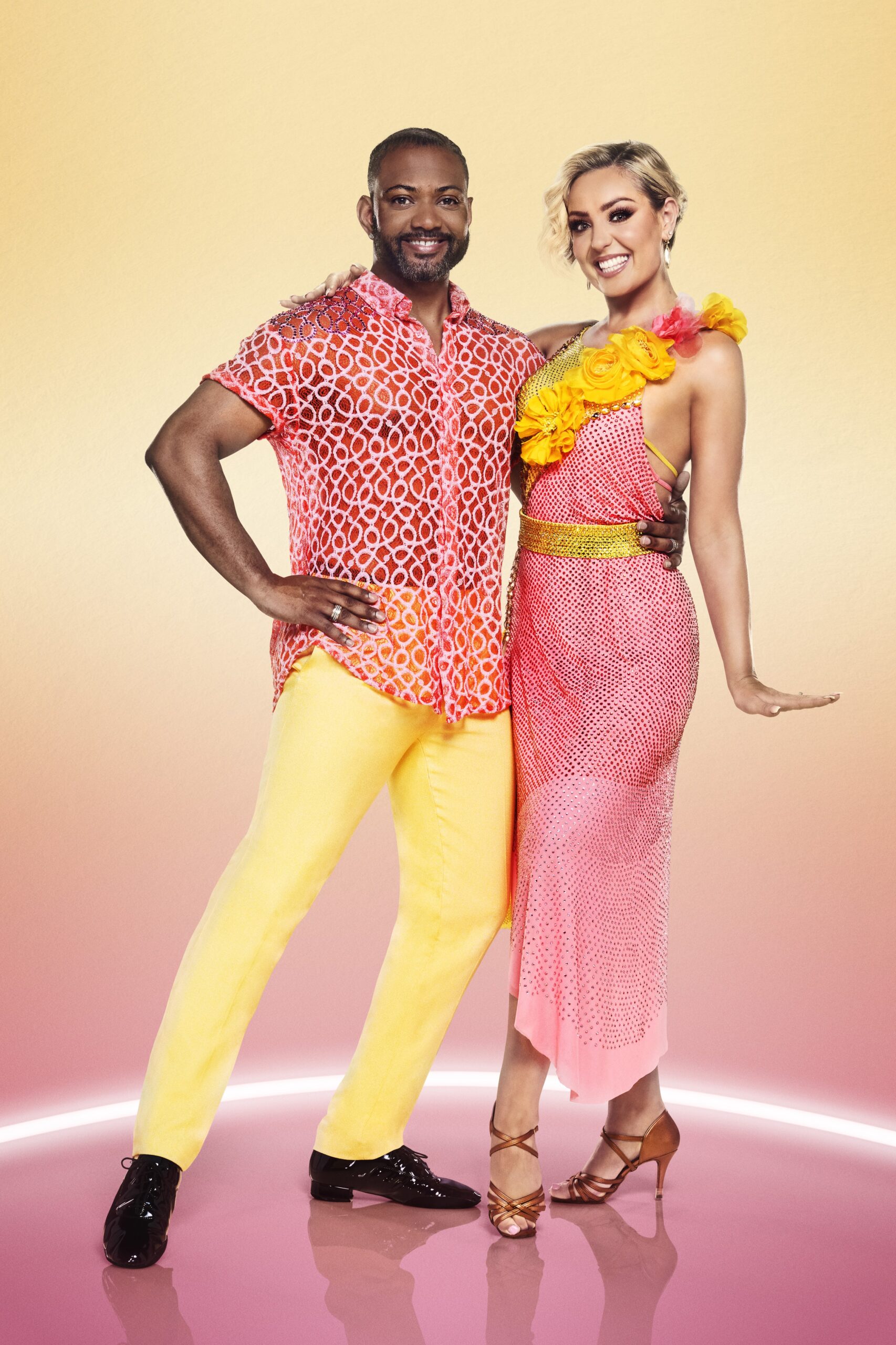 JB Gill and Amy Dowden in Strictly press photo
