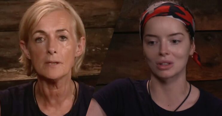ED! composite of Jane Moore and Maura Higgins in Bush Telegraph on I'm A Celebrity