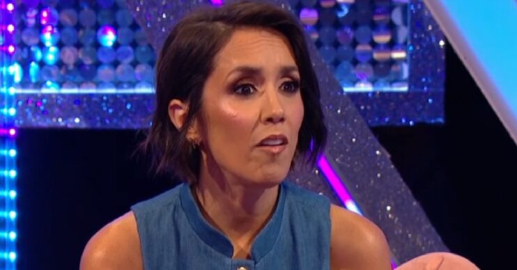 Janette Manrara hosting Strictly It Takes Two