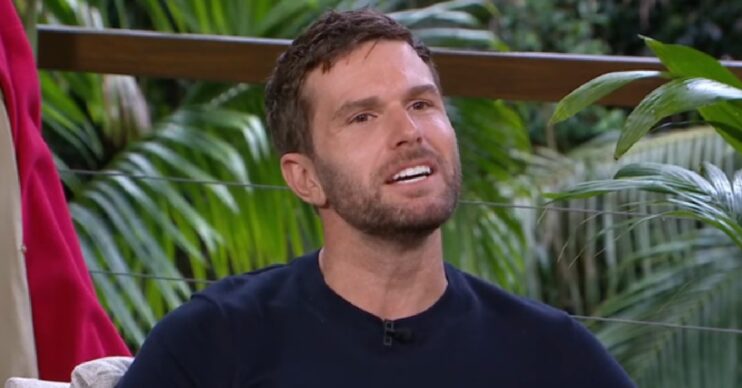 Joel Dommett hosting I'm A Celebrity... Unpacked