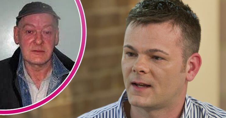 Michael Sweeney talking on This Morning and John Sweeney inset