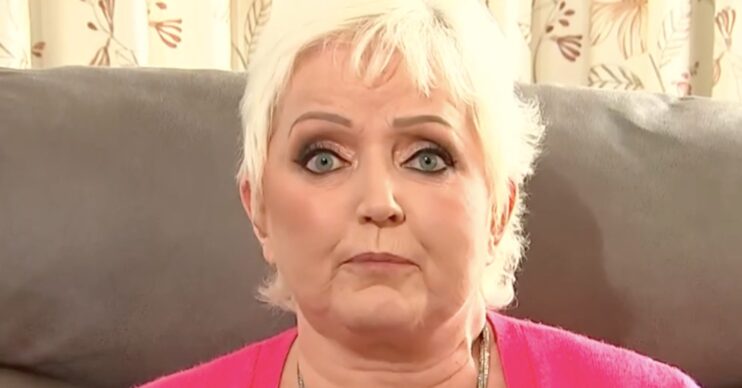 Linda Nolan on GMB looking shocked