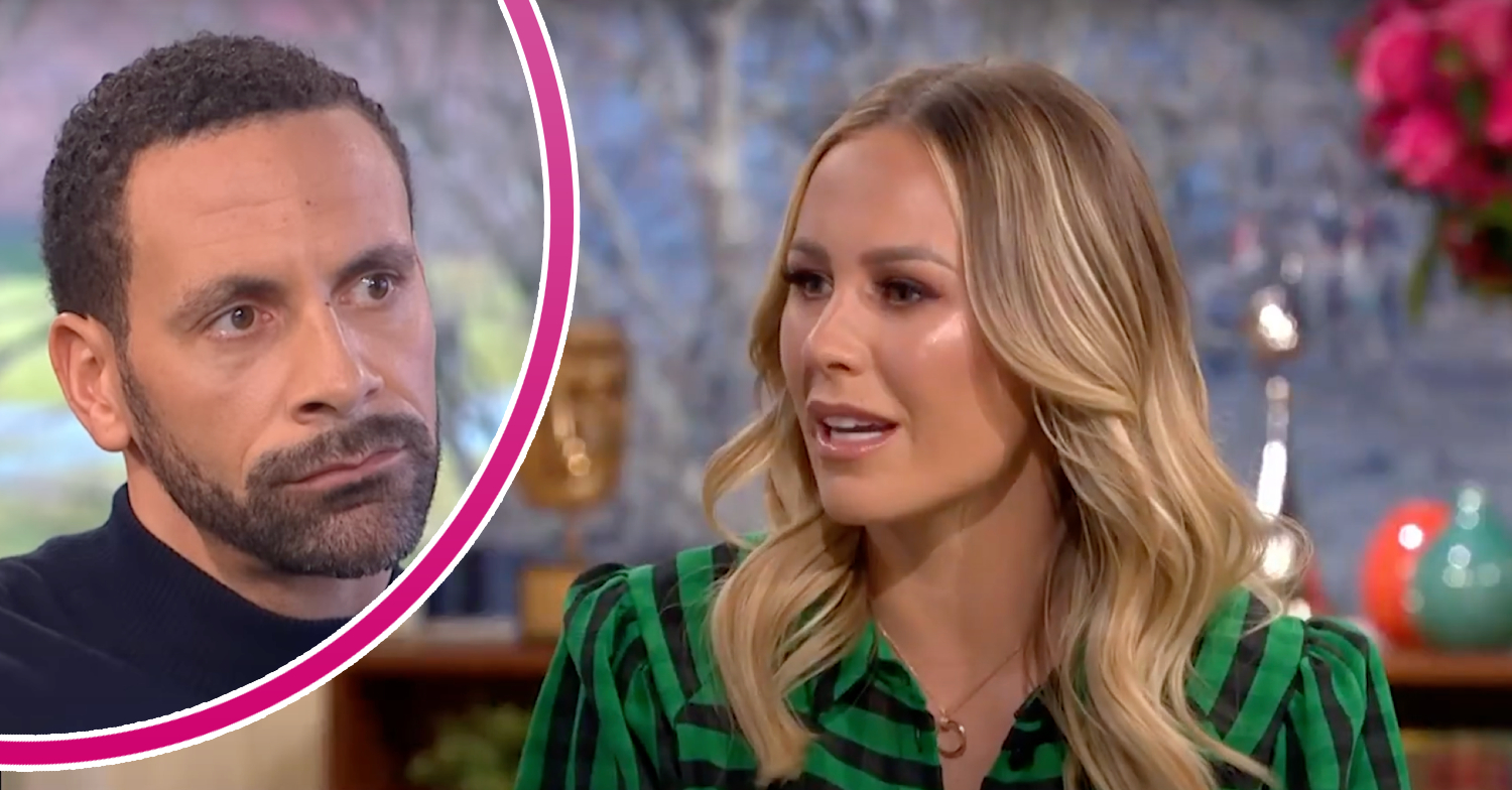 ED! composite image of Rio and Kate Ferdinand talking on This Morning
