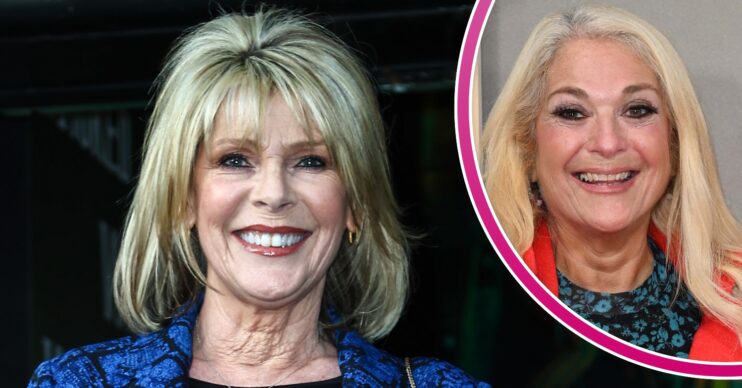 Ruth Langsford and Vanessa Feltz smiling at events