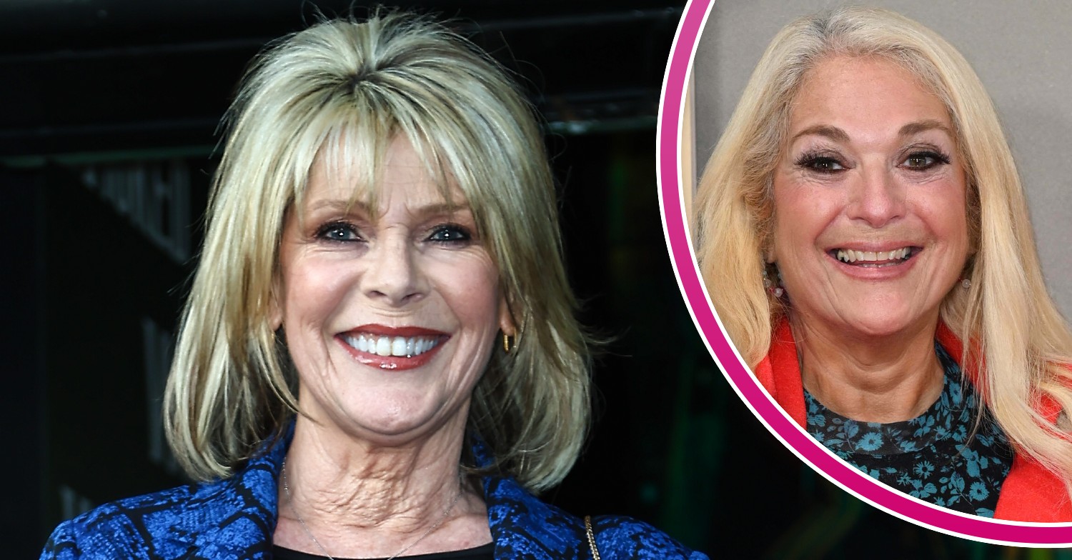 Ruth Langsford and Vanessa Feltz smiling at events