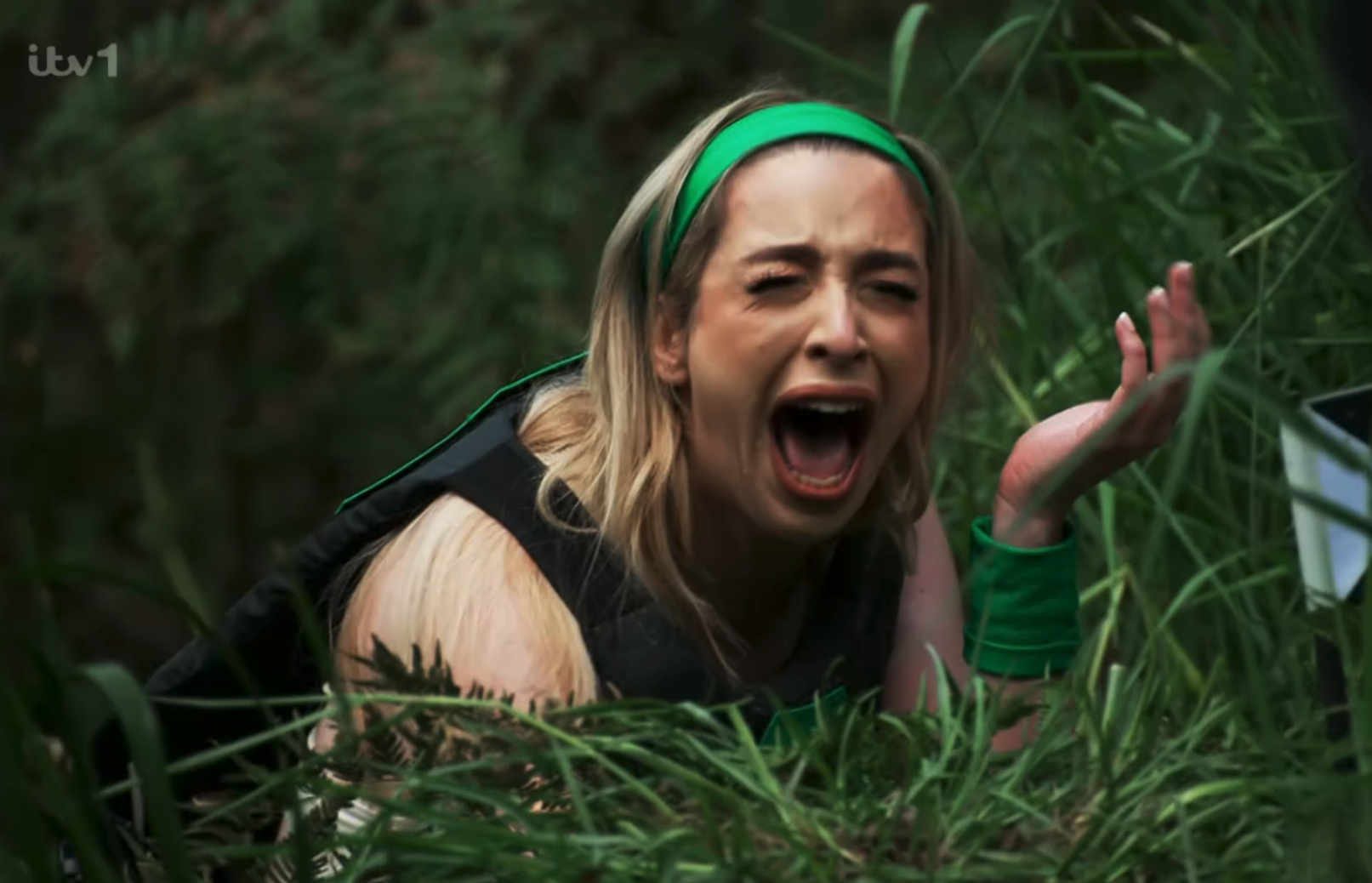 GK Barry screaming on I'm A Celebrity