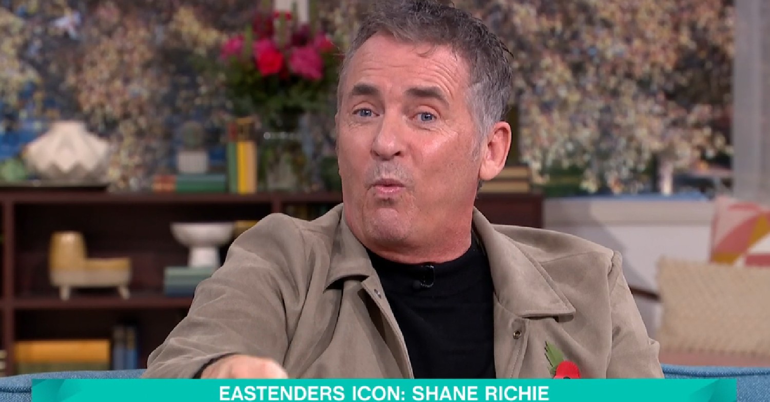 Shane Richie speaking on This Morning