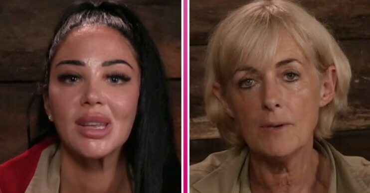 Tulisa and Jane Moore speaking on I'm A Celebrity