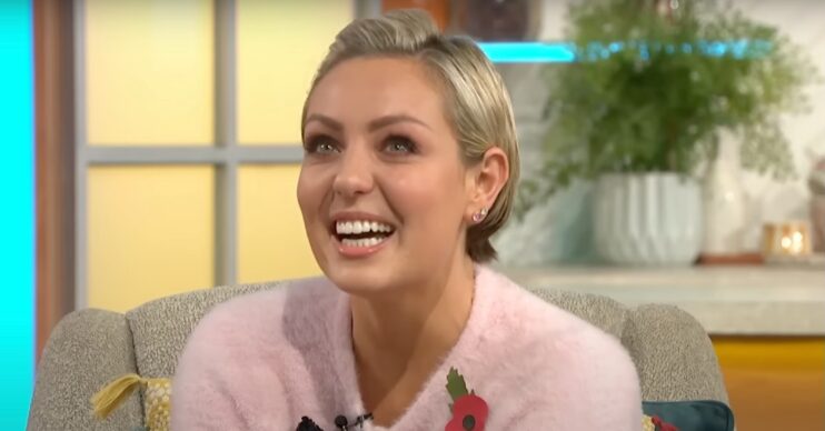 Amy Dowden smiling on Lorraine