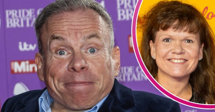 Warwick Davis and his wife Samantha