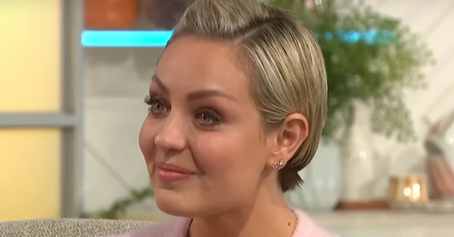 Amy Dowden crying on Lorraine