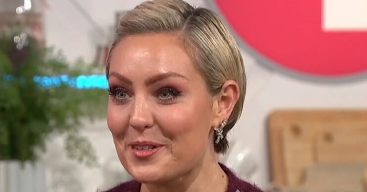 Amy Dowden talking on Lorraine