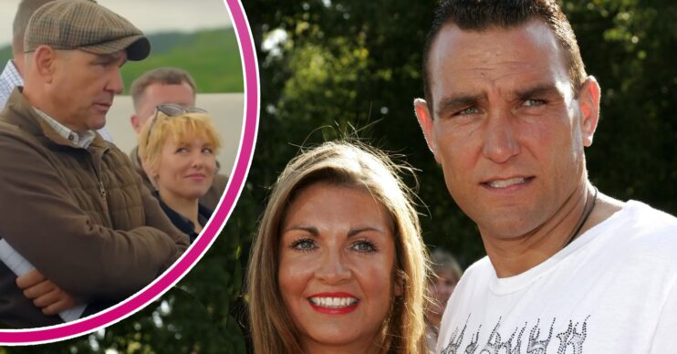 Vinnie Jones with girlfriend Emma and late wife Tanya
