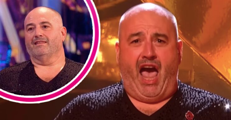 Wynne singing on Strictly