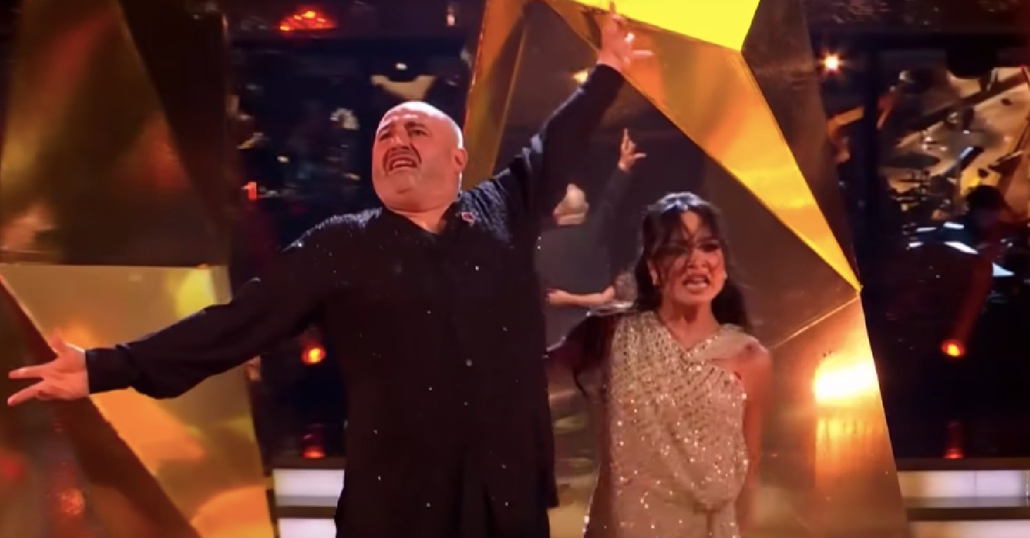 Wynne and Katya dancing on Strictly 