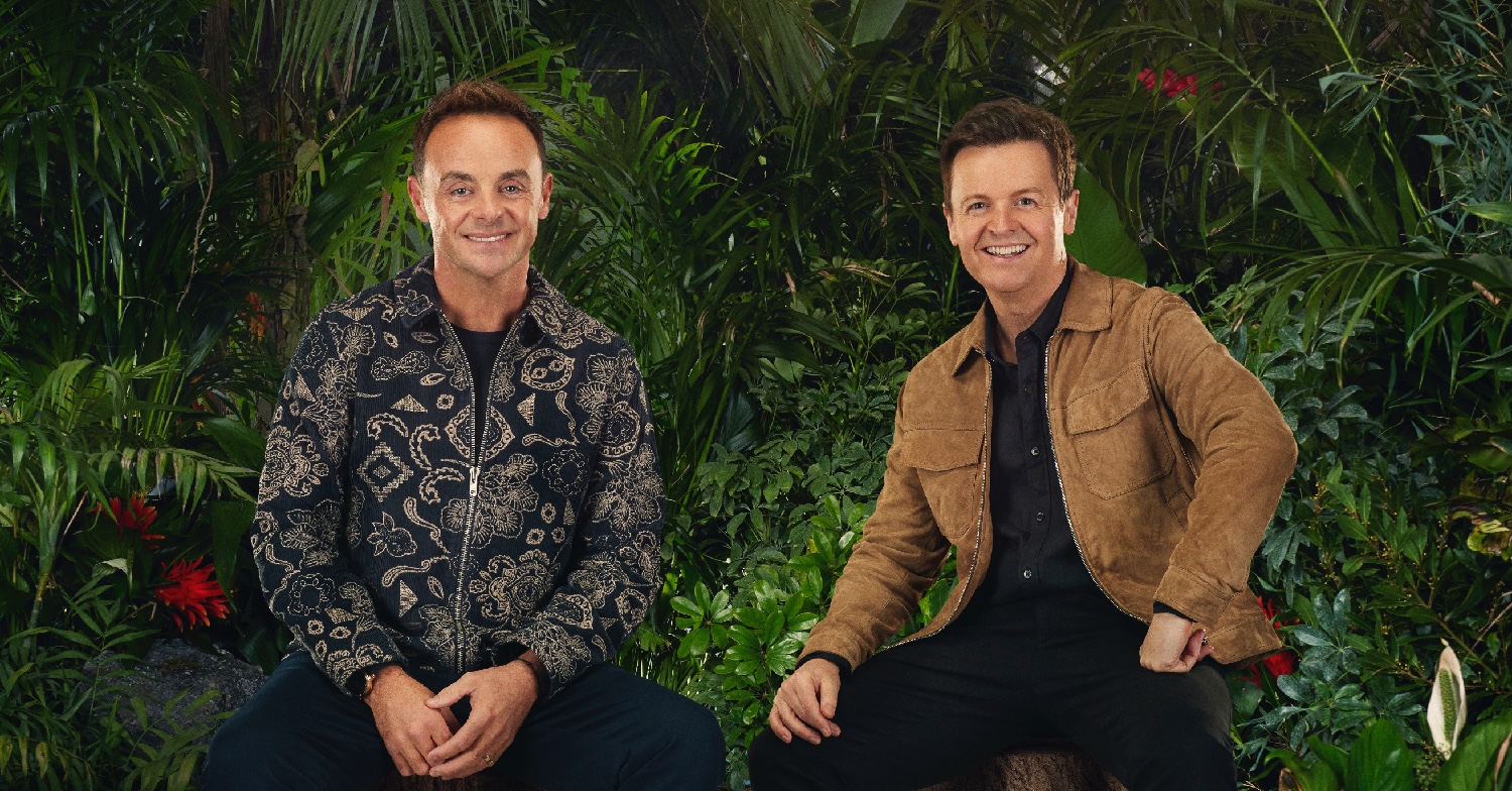 Ant and Dec smiling in a I'm A Celebrity promo shot 