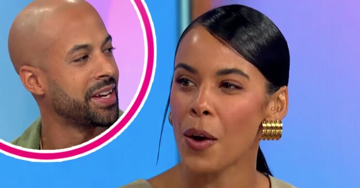 Marvin and Rochelle looking shocked on Loose Women