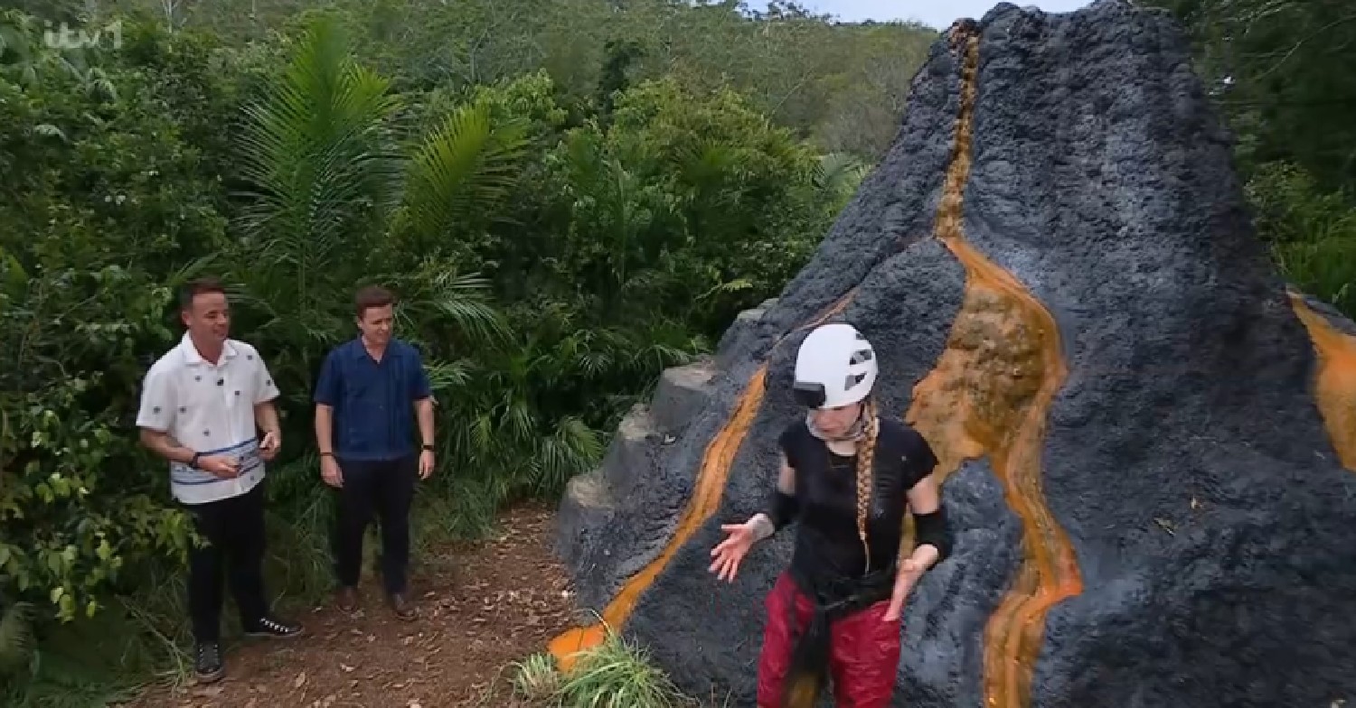 Ant and Dec alongside GK Barry at trial on I'm A Celebrity