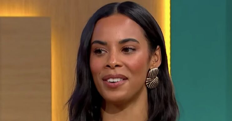 Rochelle looking confused on This Morning