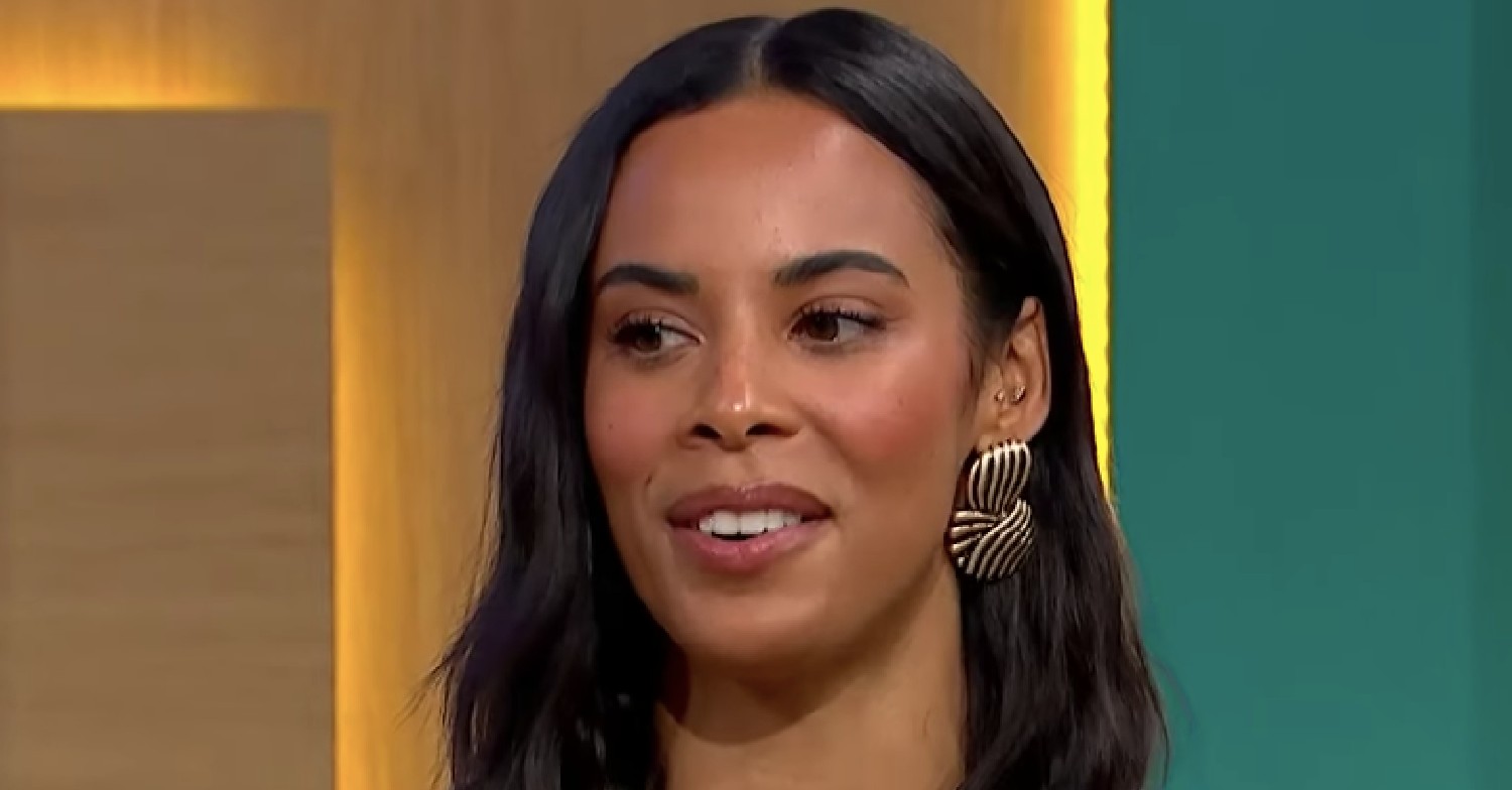 Rochelle looking confused on This Morning