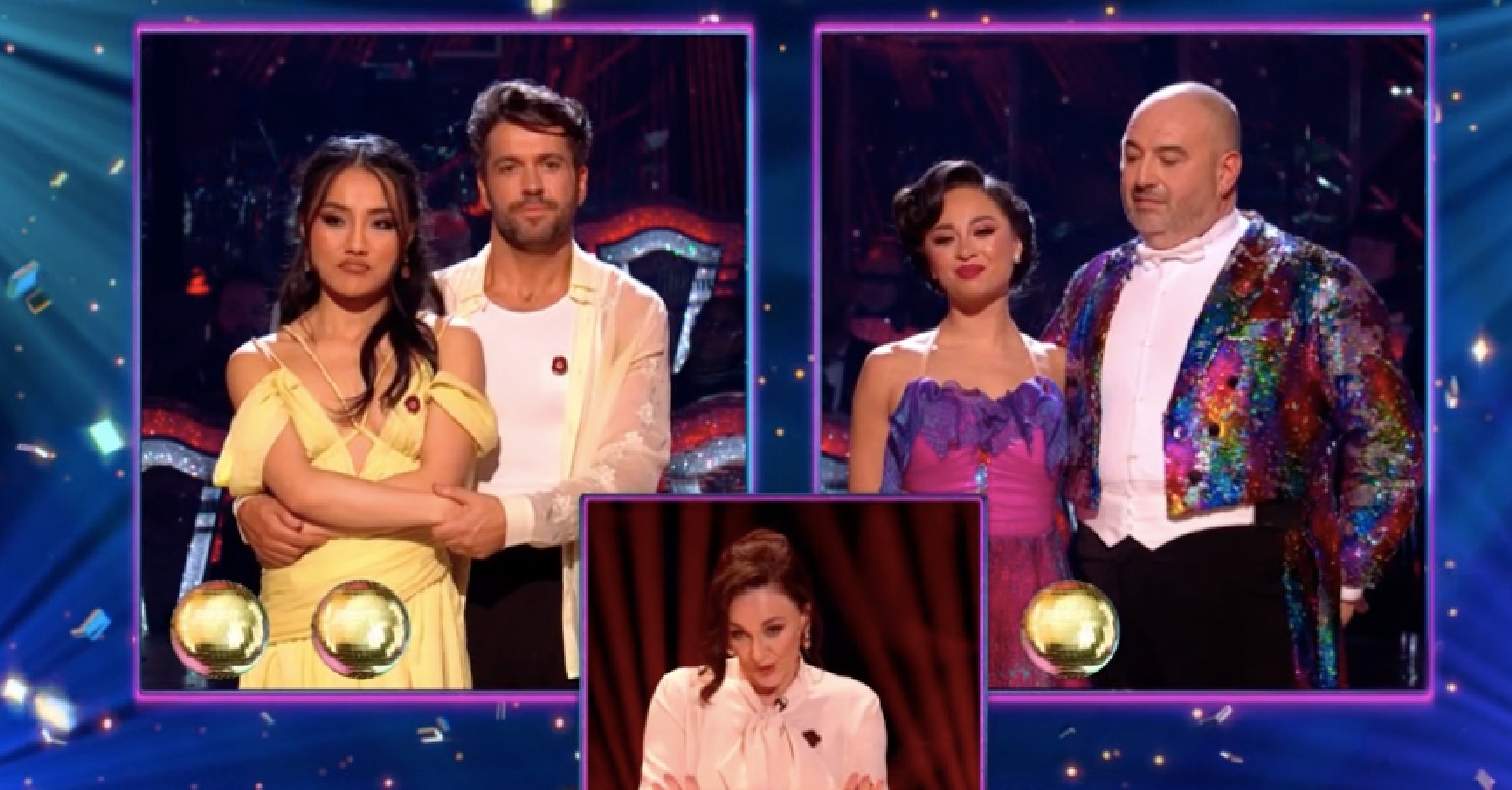 Shirley Ballas casting her vote on Strictly 