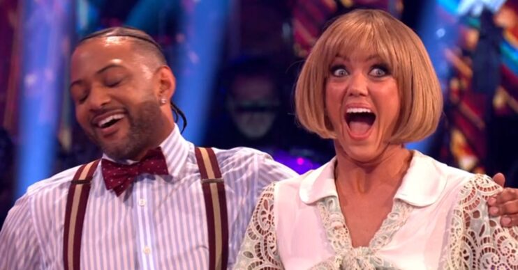 JB and Lauren on Strictly