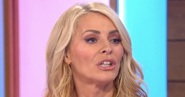 Tess looking shocked on Loose Women